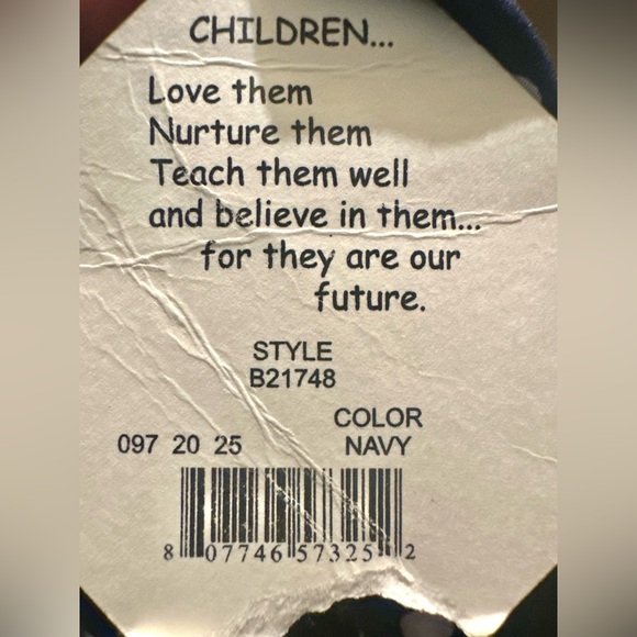 Blueberi boulevard dress navy w/polka dots & sunflower details - girl’s 4T - Picture 9 of 10